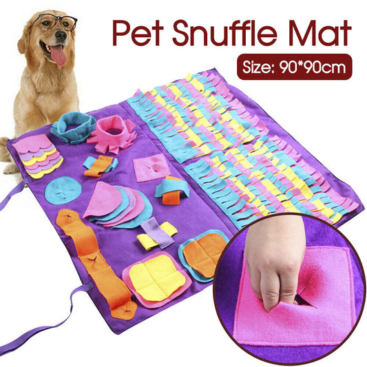 Dog Pet Nose Training Sniffing Pad Toys Blanket Game Feeding Cushion Snuffle Mat
