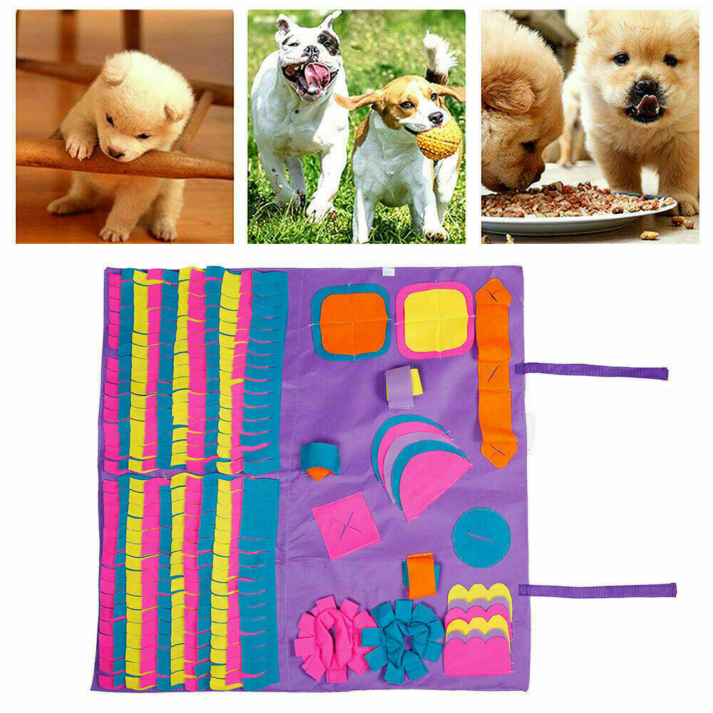 Dog Pet Nose Training Sniffing Pad Toys Blanket Game Feeding Cushion Snuffle Mat