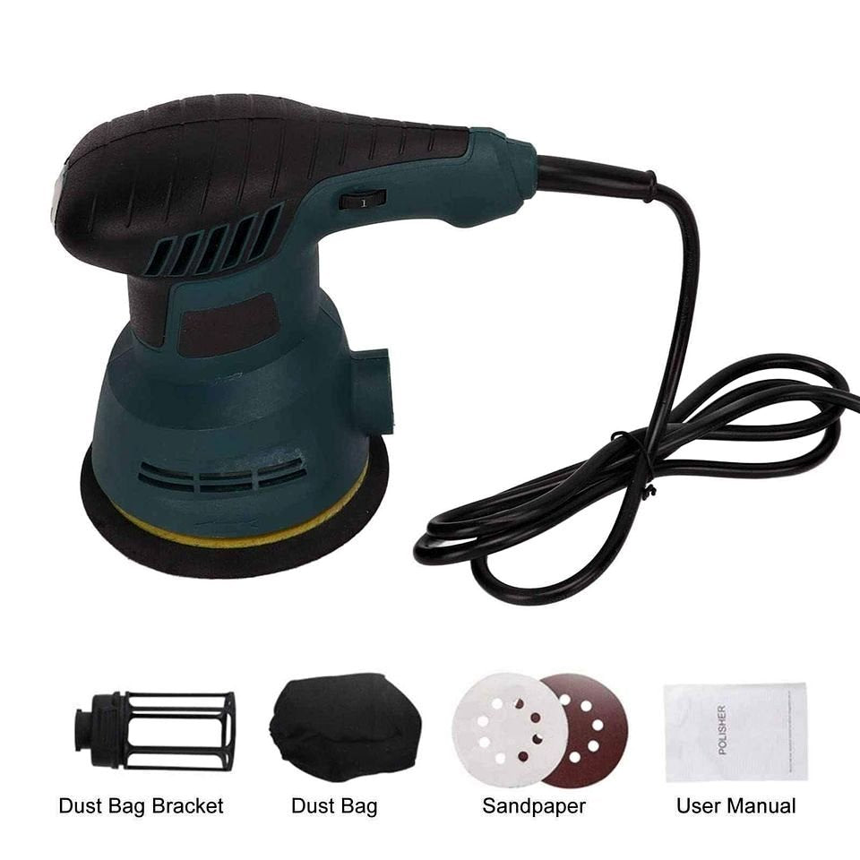 NEW 300W125mm Disc Sanding Machine 6 Gears Speed Control Orbital Sande Polishing Grinding Tool