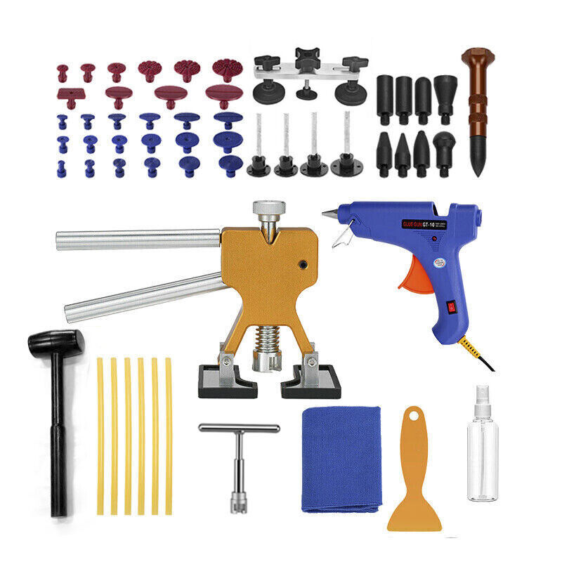 57x Dent Puller Paintless Auto Body Repair Tool Hail Removal Lifter Tabs Kit AU