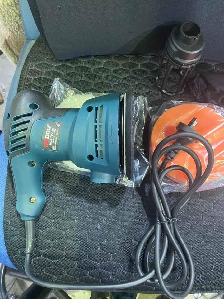 NEW 300W125mm Disc Sanding Machine 6 Gears Speed Control Orbital Sande Polishing Grinding Tool