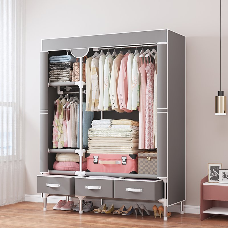 3 door wardrobe with Rolling door