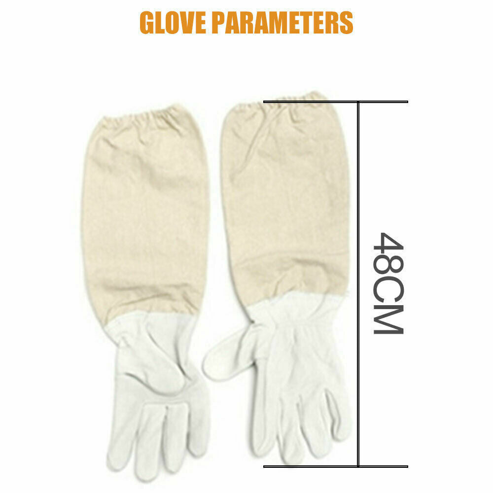Beekeeping Suit Bee Suit Heavy Duty with Leather Ventilated Keeping Gloves