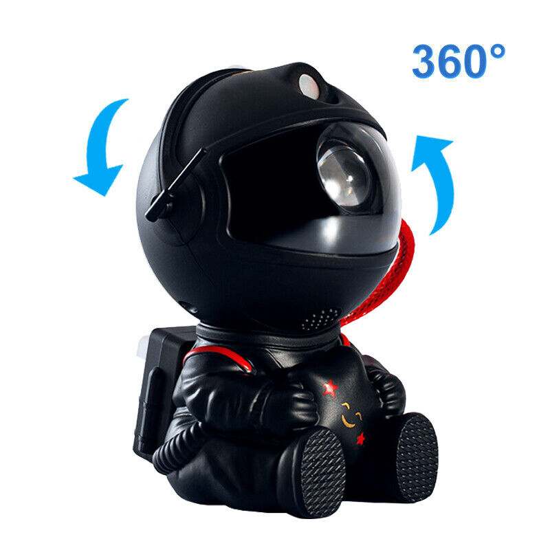 LED Galaxy Astronaut Projector USB Light Starry Nebula Night Bedside Table Lamps