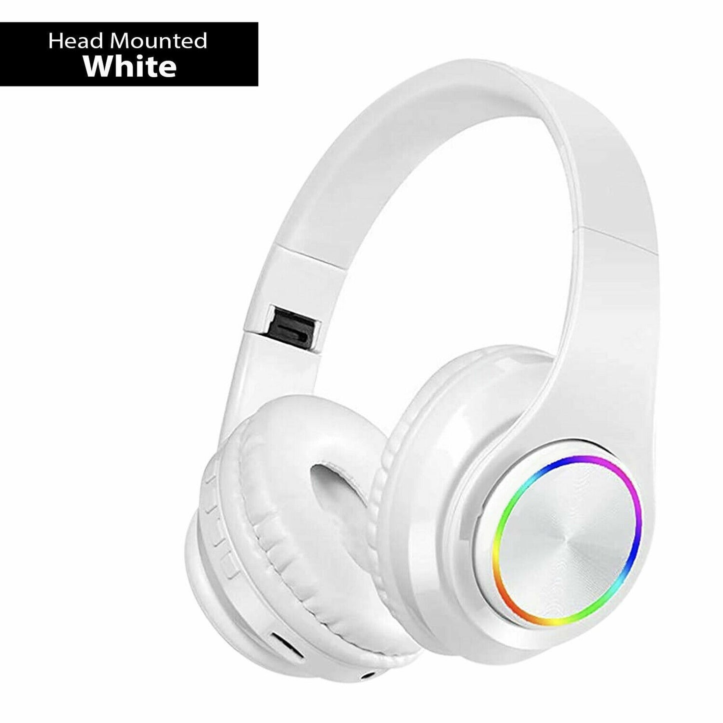 Bluetooth 5.0 Wireless Stereo Headphones Earphones For iPad Phone IOS Android