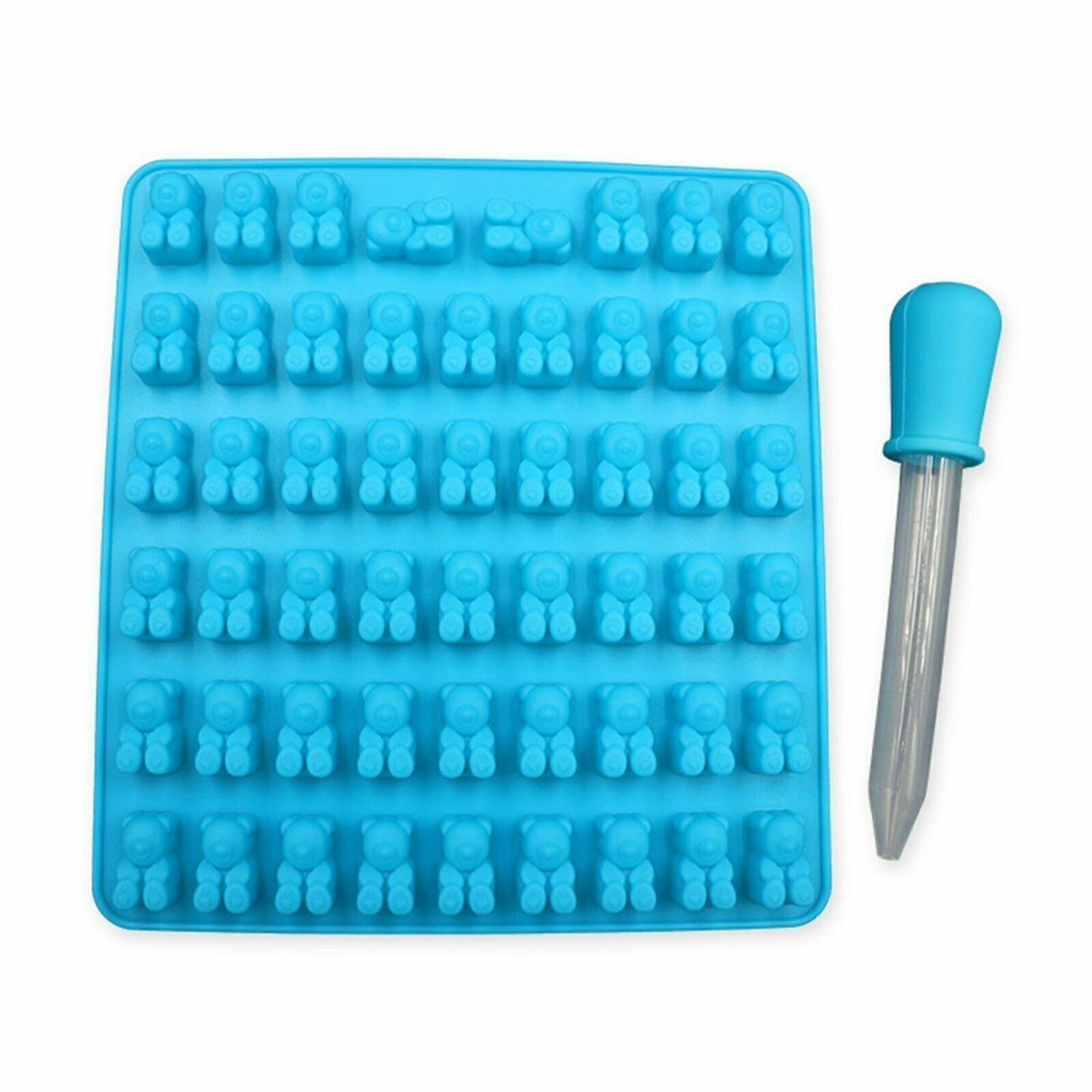 53 Cavity Silicone Gummy Bear Mold Candy Chocolate Jelly Ice Chocolate Moulds AU