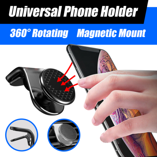 1X 360° Rotating Phone Holder Car Magnetic Mount Stand Universal Condition: Brand New