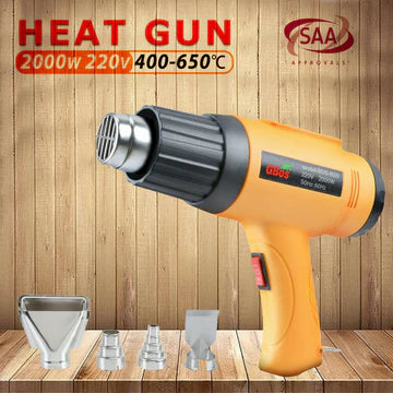 220V 2000W HEAT GUN ELECTRIC HEATING HOT AIR GUN TEMPERATURE 60~650℃ POWER TOOL
