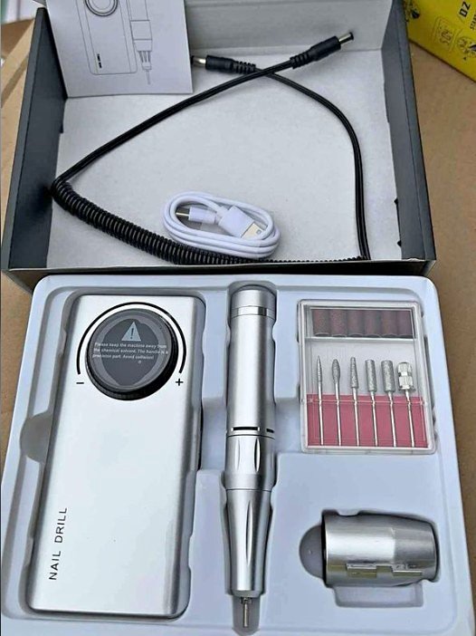 Portable Nail Drill Machine Rechargeable E File Fits Manicure Pedicure
