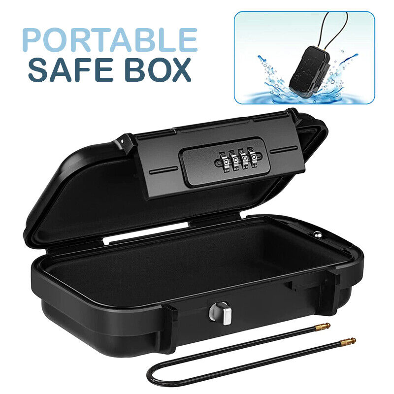 Stash Box Storage Container ABS Plastic with combination lock Smell Proof AU