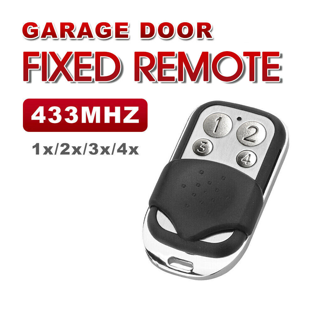 Universal Key Fob Remote Control Gate Garage Door Roller Shutter 433mhz