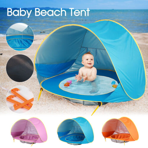foldable beach tent Outdoor Foldable Beach Tent Portable Sun' Shade Shelter Pool for Kids – Pick and Pay