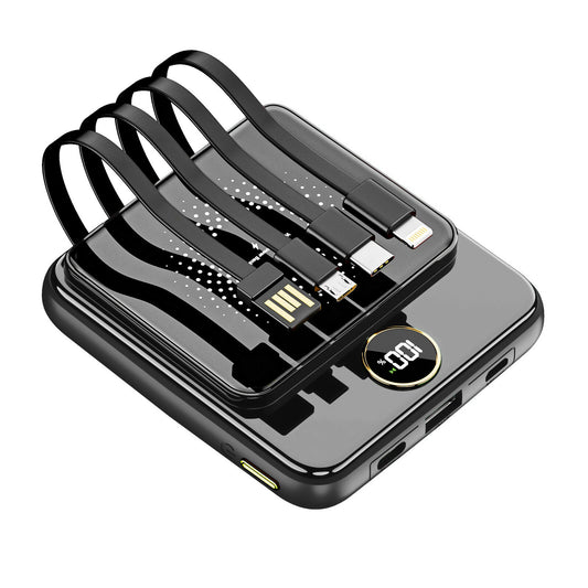 10000mAh 4 USB Backup External Battery Power Bank Fast Charger For Cell Phone