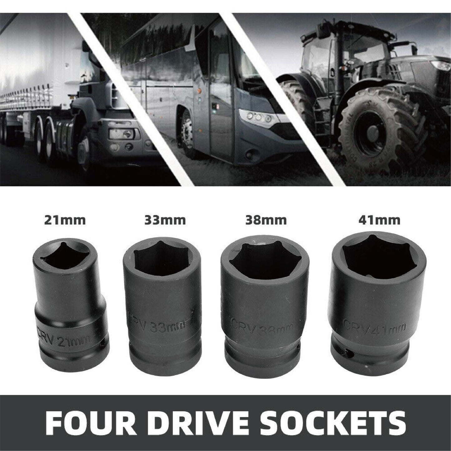 1x 65 Torque Multiplier Set Wrench Lug Nut w/ 2 Sockets4800Nm/M For Truck Lugnut