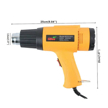 220V 2000W HEAT GUN ELECTRIC HEATING HOT AIR GUN TEMPERATURE 60~650℃ POWER TOOL