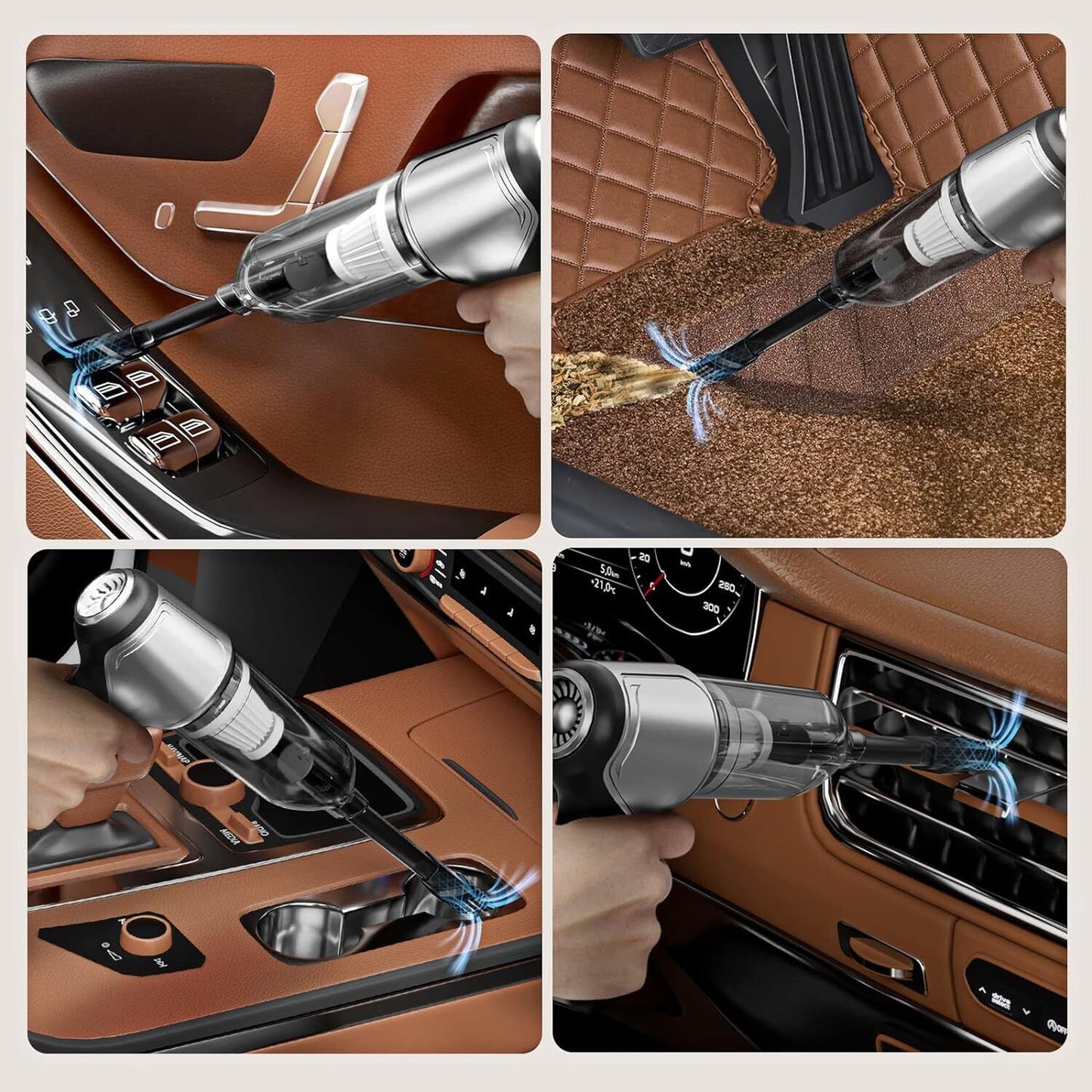 12000pa Handheld Car Cordless Vacuum Cleaner Home Dust Blower Mini Air Duster AU