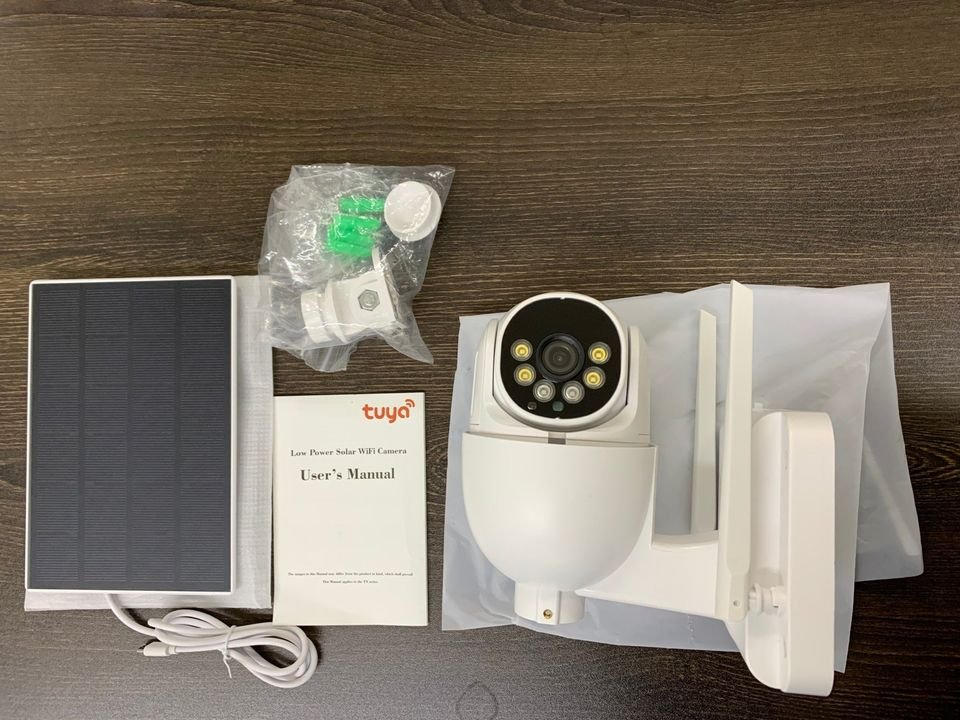 2K Solar Security Cameras Wireless Outdoor with 14 Spotlights IP65 Waterproof Night Vision