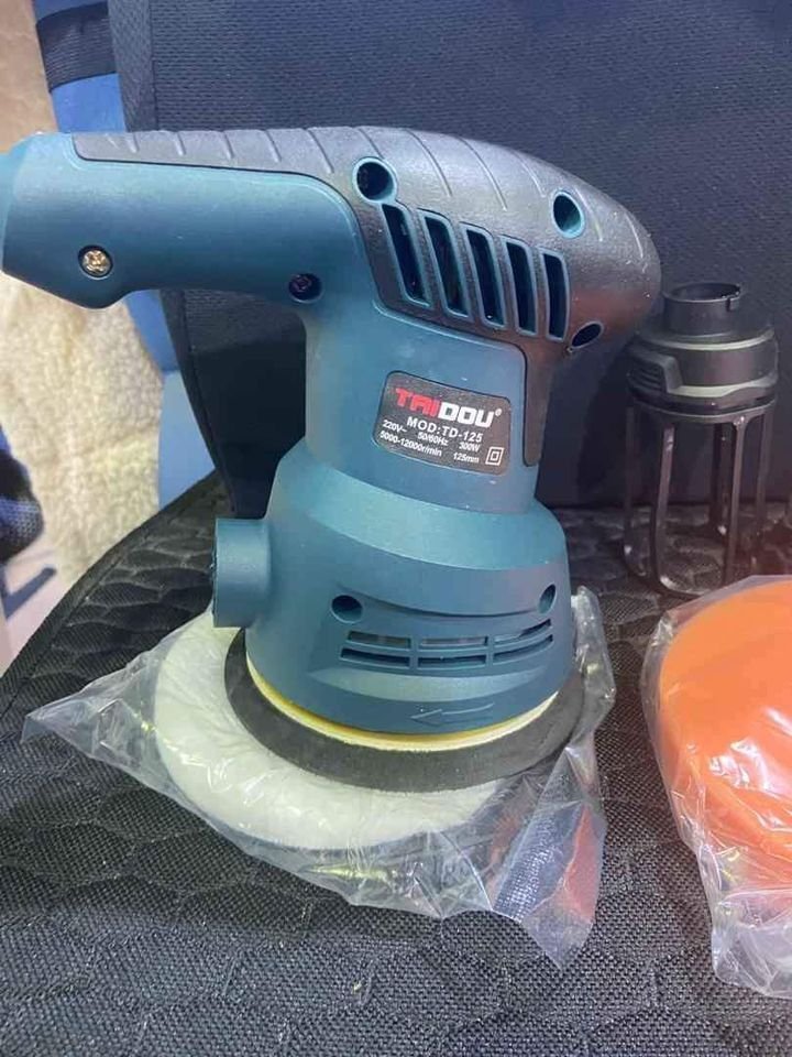 NEW 300W125mm Disc Sanding Machine 6 Gears Speed Control Orbital Sande Polishing Grinding Tool