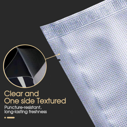 100/200 X Vacuum Sealer Bags Precut Food Storage Saver Heat Seal Cryovac
