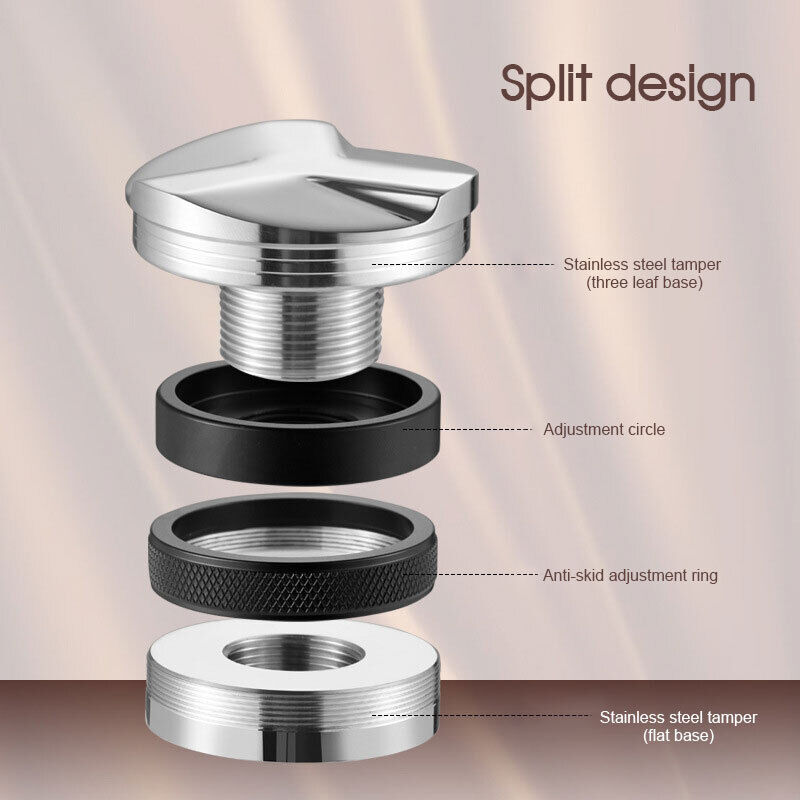 AU 53/58mm Coffee Distributor Tamper Distribution Dual Head Coffee Leveler Tool