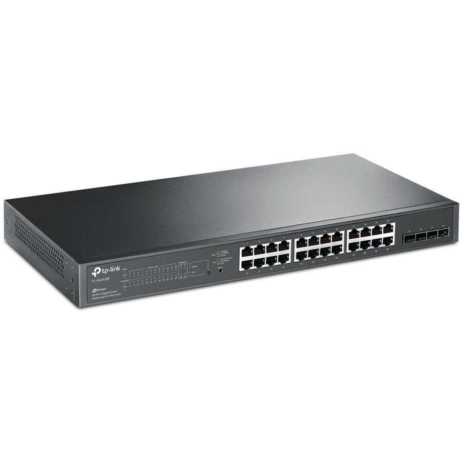 TP-Link TL-SG2428P - JetStream 28-Port Smart Switch with 24-Port PoE