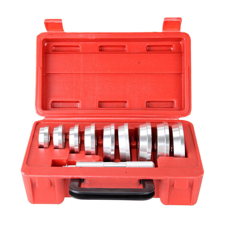 11Pcs Wheel Bearing Race Seal Bush Driver Set Bushing Housing Rod Aluminium