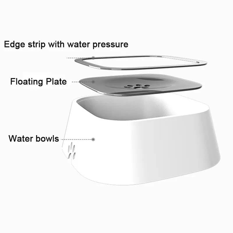 1.5L Cat Dog Pet Water Bowl