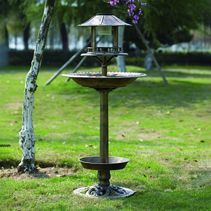 Bird Bath Wash Ornament Garden Feeder Statue Outdoor Decor 70cm AU