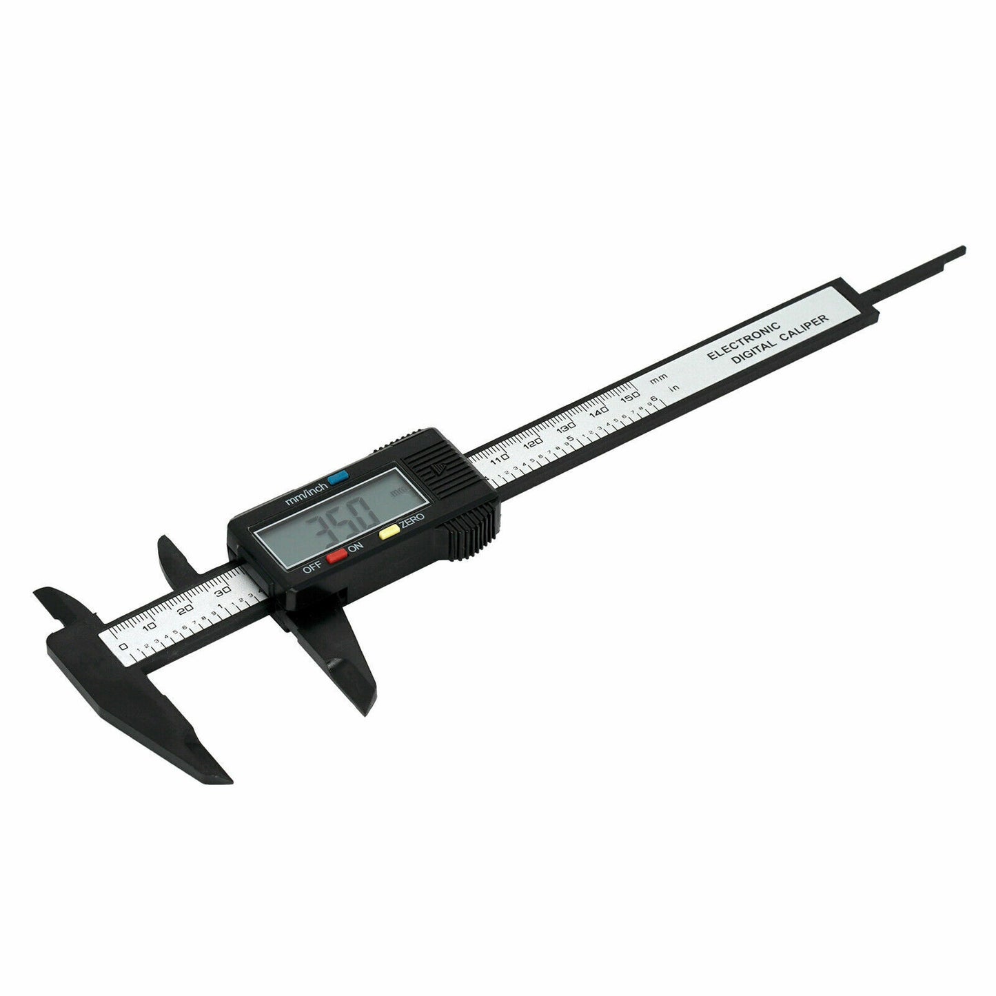 150mm 6'' Inch Electronic Digital Vernier Caliper Micrometer Gauge Carbon Fiber