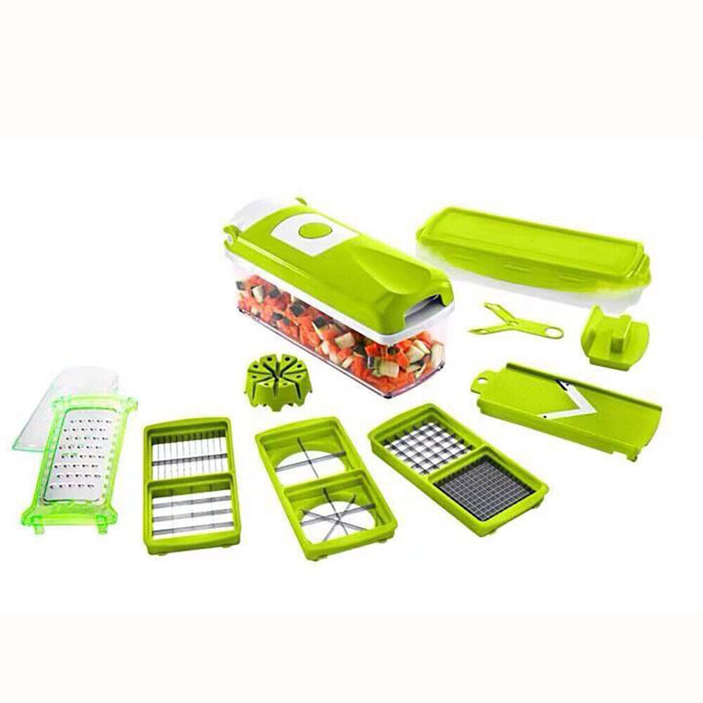 13IN1 A Food Slicer Fruit Cutter Dicer Nicer Container Chopper Peeler Vegetable