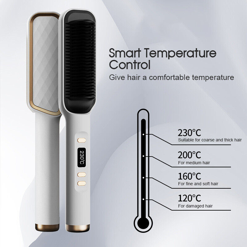 2023 Negative Ion Hair Straightener Styling Comb