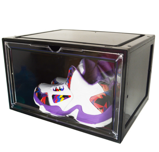 Premium Shoe Box Storage side Magnetic Sneakers Organizer Side Display