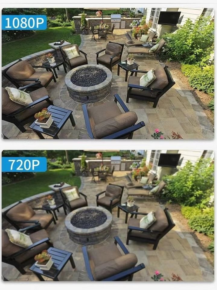 2K Solar Security Cameras Wireless Outdoor with 14 Spotlights IP65 Waterproof Night Vision