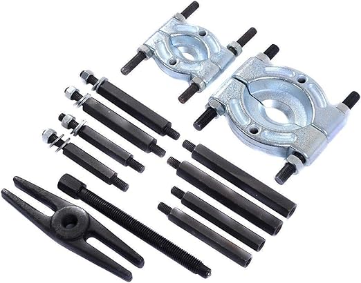 12 pcs Bearing Splitter Gear Puller Fly Wheel Separator Set With Box Tool Kit