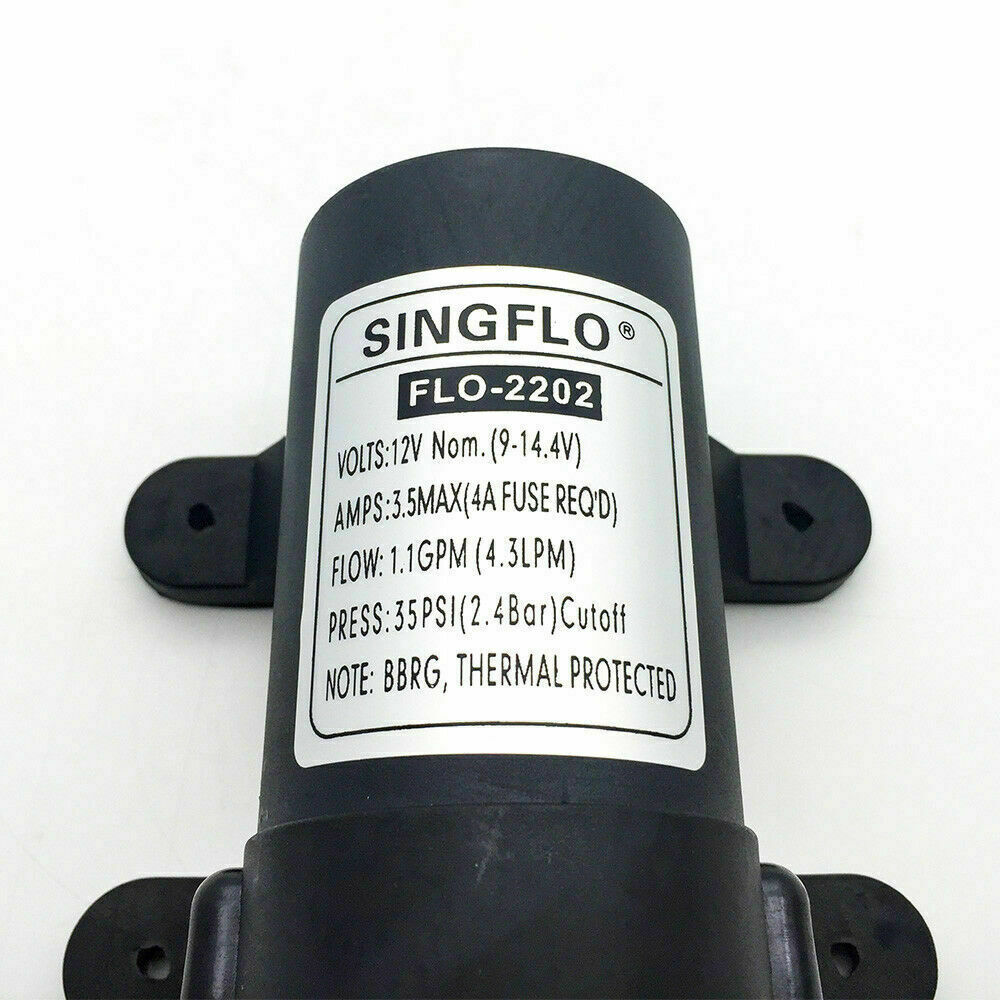 12V 4.3Lpm Self-Priming Water Pump High-Pressure Caravan Camping Boat AU Stock