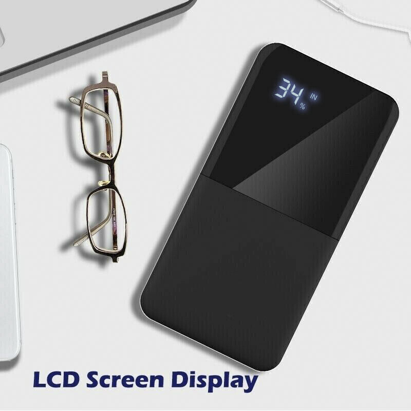 50000mAh Portable Power Bank Charger With LCD 2USB External Battery Pack AU