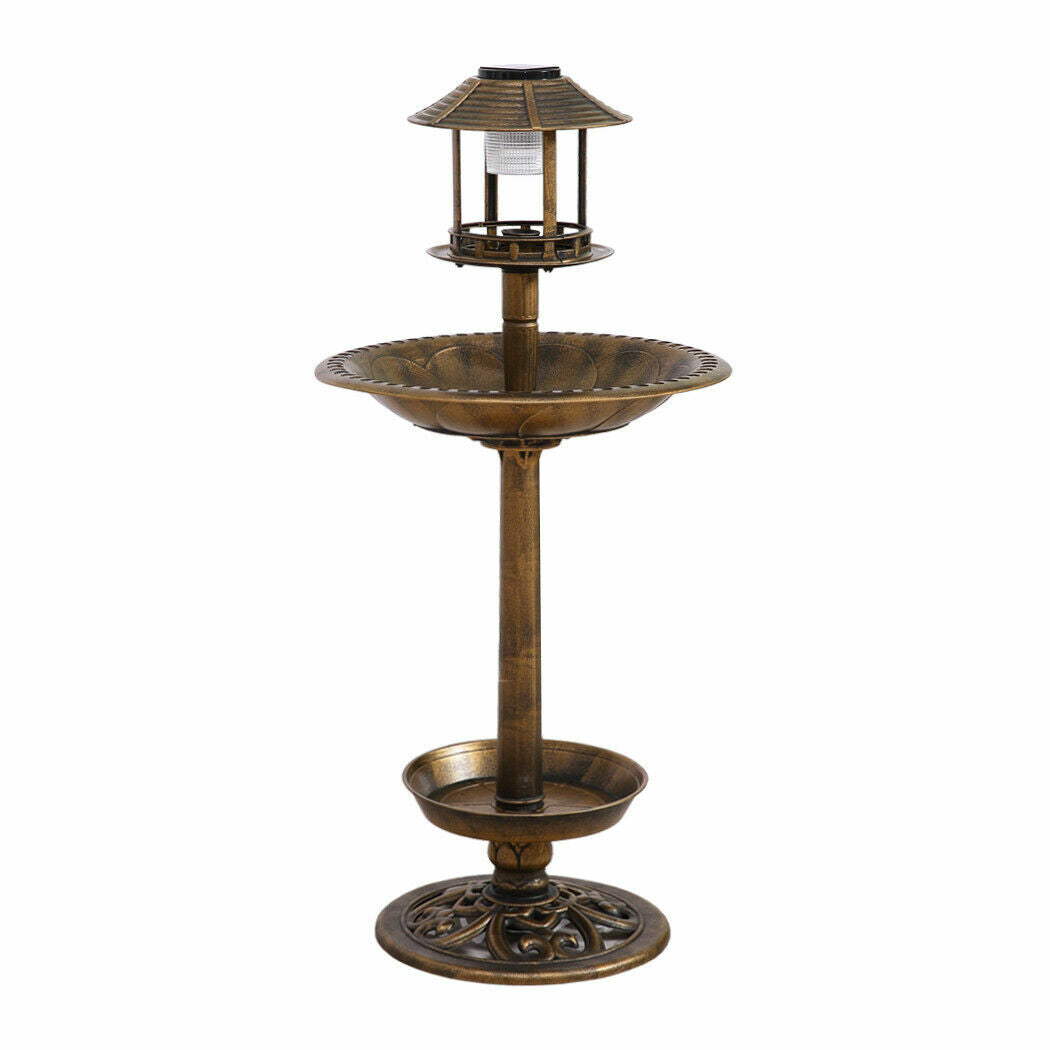 Bird Bath Wash Ornament Garden Feeder Statue Outdoor Decor 70cm AU