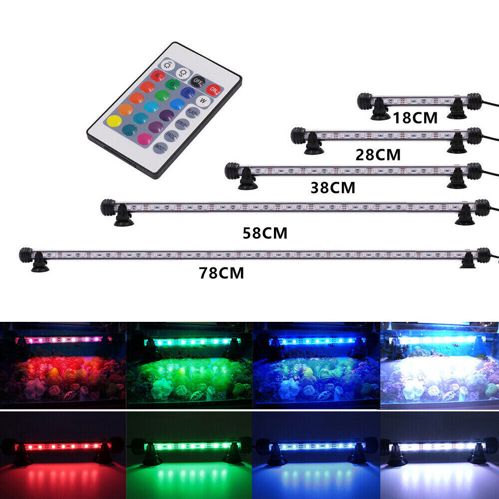 Aquarium Fish Tank Pond 5050 LED Strip RGB Lights Bar Lamp Submersible Light AU