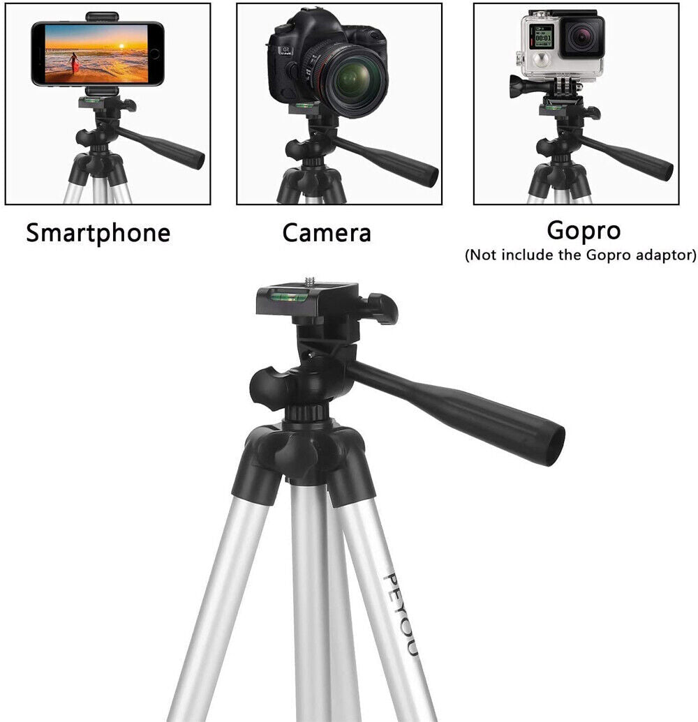 106cm Adjustable Camera Tripod Mount Stand Phone Holder for Samsung Universal AU