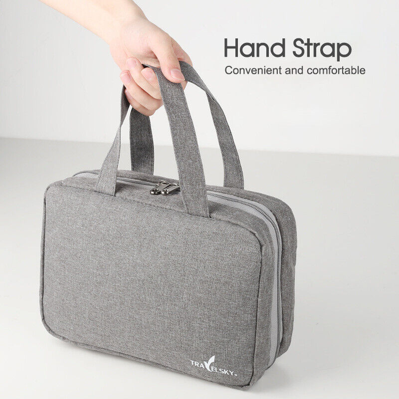 Large Hanging Hook Toiletry Bag Waterproof Travel Makeup Cosmetic Organizer Case