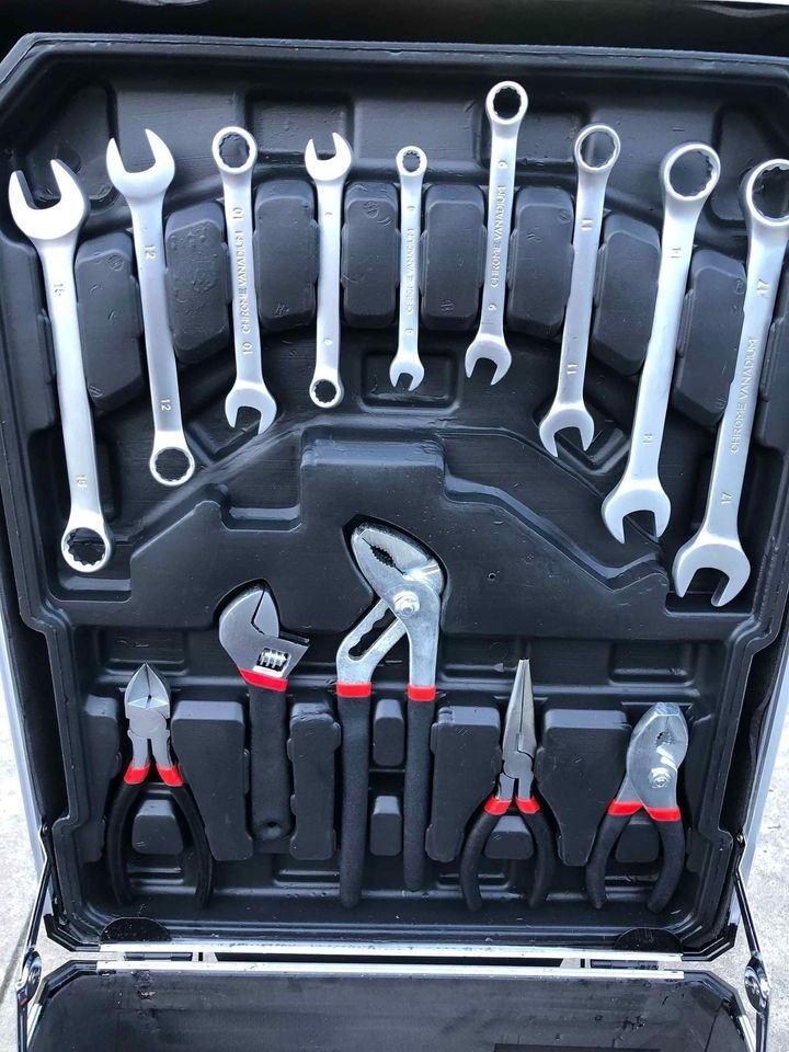 799pcs Aluminum Trolley Case Tool Set House Repair Kit Set Household Hand Tool Set