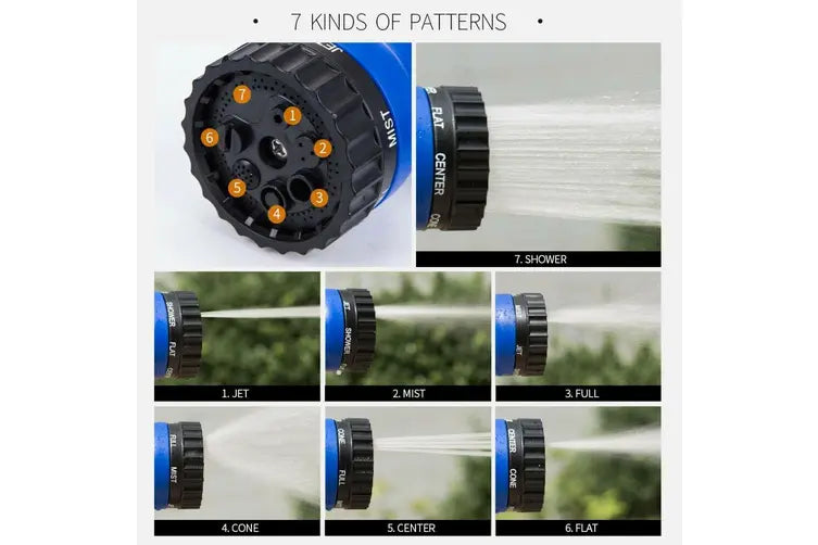75ft - 150ft Flexible Expandable Water Garden Hose Pipe