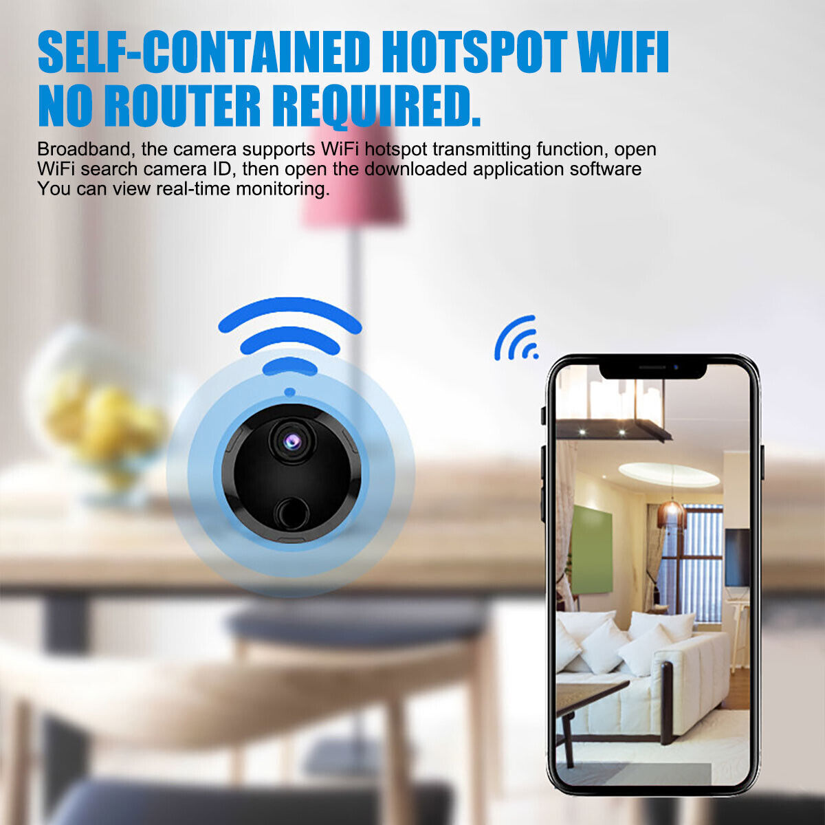 HD 1080P WiFi Wireless Mini Camera Security Camera Body Pocket Cam Night Vision