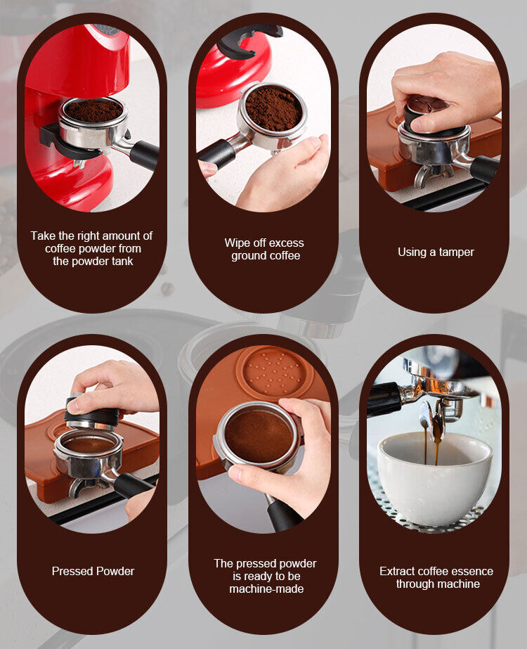 AU 53/58mm Coffee Distributor Tamper Distribution Dual Head Coffee Leveler Tool