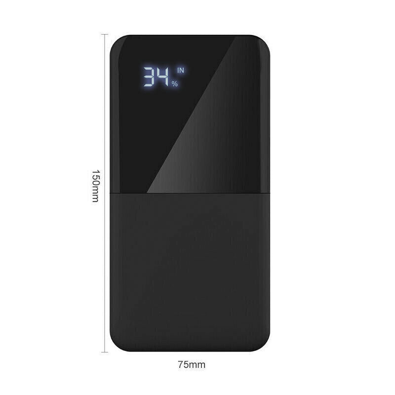 50000mAh Portable Power Bank Charger With LCD 2USB External Battery Pack AU