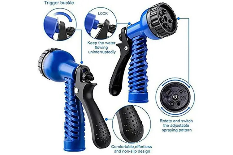 75ft - 150ft Flexible Expandable Water Garden Hose Pipe