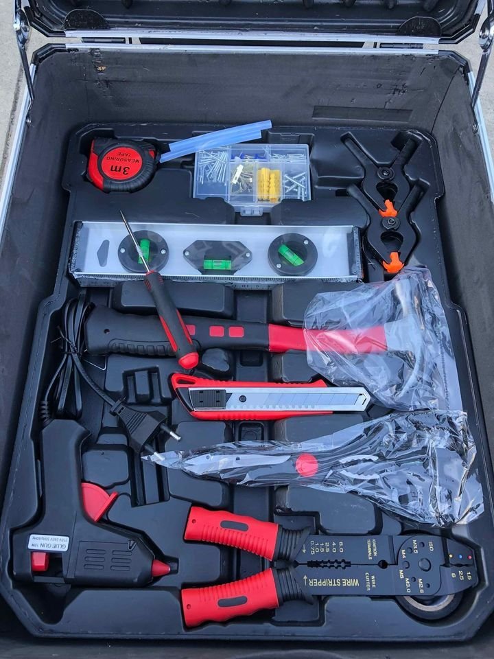 799pcs Aluminum Trolley Case Tool Set House Repair Kit Set Household Hand Tool Set