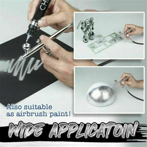 1/3mmNib Silver Art Liquid Mirror Chrome Marker Pen Smooth Long-Lasting