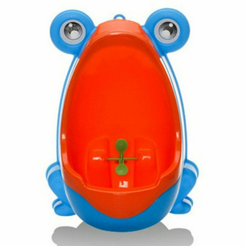 Kid Baby Potty Toilet Training Cute Frog Shaped Bathroom Urinal Boys Pee Trainer