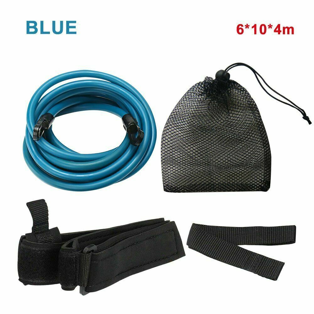 4M Swim Trainer Belt Swimming Resistance Tether Leash Pool Training Harness